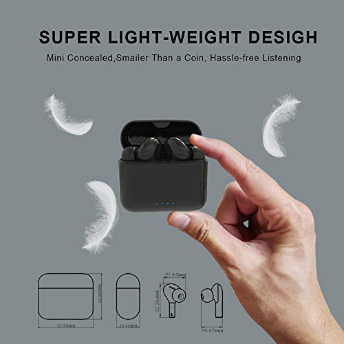 Wireless Earbuds, Bluetooth Headphones 5.0 with Noise Cancellation, HiFi Stereo Sound Bluetooth Earphones, 30H Playtime, Touch Control, IP7 Waterproof Wireless Earphones for iPhone and Android
