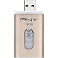 PNY Duo-Link On-The-Go 16GB USB Flash Drive for iPad (P-FDI16GOTGA-GE)