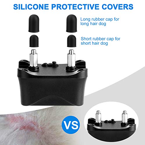 Chrislley Dog Training Collar with Remote 2700Ft Shock Collar for Dogs 4 Modes IP67 Waterproof Rechargeable 0~99 Levels Bark Collar(Beep,Vibration and Shock)