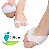 Metatarsal Pads Toe Separators Ball of Foot Cushions- Soft Gel Ball of Foot Pads - Mortons Neuroma Callus Metatarsal Foot Pain Relief Bunion Forefoot Cushioning Relief Women Men (Type1)