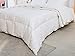 WhatsBedding Feather Comforter,Filled with Feather and Down Fiber, White King Size All Season Duvet Insert, Luxurious Hotel Bed Comforter, 100% Cotton Cover,Medium Warmth with Corner Tabs,106x90 Inch