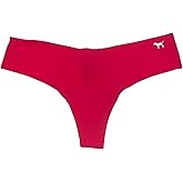Victoria's Secret Pink No Show Thong Panty/Underwear Red Pepper New