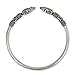 NOVICA Artisan Handmade Sterling Silver Cuff Bracelet Artisan Crafted Elephant No Stone Thailand Animal Themed [6.75 in L (end to End) x 0.1 in W] ' Proud Elephant'