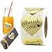 Thank You Stickers Gold Foil Labels Roll, 1.5