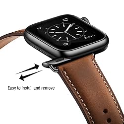 SUNFWR Leather Bands Compatible with Apple Watch