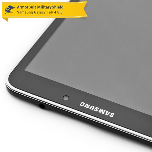 ArmorSuit MilitaryShield - Samsung Galaxy Tab 4 8.0 Screen Protector - Anti-Bubble Ultra HD Shield w/ Lifetime Replacements