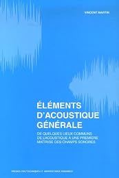 Éléments d'acoustique générale