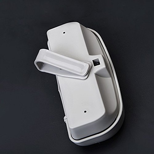 Glasses Holder for Car Sun Visor,Universal Car Sunglasses Eyeglasses Case Storage Box Organizer(gray)