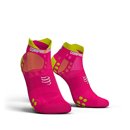 PRORACING SOCKS V3.0 (PRS V3) - ULTRALIGHT RUN LOW (T2, Fluo Pink)