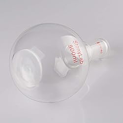 StonyLab Borosilicate Glass Heavy Wall Single Neck