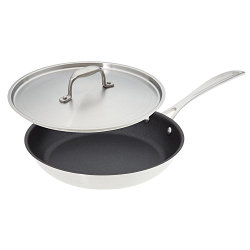 American Kitchen Cookware 10-inch Premium Nonstick Frying Pan with Fitted Cover; PFOA Free Nonstick Bakeware; Manufactured in USA