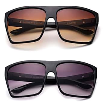 XL Sunglasses for Men Extra Large Retro Style Square