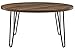 Ameriwood Home Owen Retro Round Coffee Table, Walnut