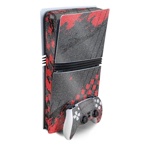 Glossy Glitter Gaming Skin Compatible with Sony PlayStation 5 PS5 Pro Bundle -…