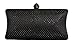 Chicastic Rhinestone Crystal Hard Box Wedding Evening Bag Bridal Cocktail Evening Clutch Bag