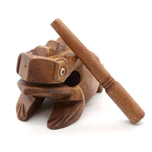 Wooden Frog Rasp Musical instruments of Africa Frog Rasp Super Guiro (6