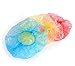 100Pcs Disposable Elastic Plastic Shower Caps Bath Hair Cap for Spa,Home Use,Hotel and Hair Salon (Blue)