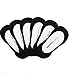 Ndoobiy 6 Pairs Women’s No Show Socks Nonslip Invisible Socks Low Cut Liner Summer Socks for Flats High Heels Black
