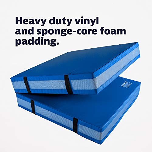 We Sell Mats Bi-Folding Gymnastics Crash Landing Mat Pad, Safety for Tumbling, Back Handspring Training and Cheerleading, 4 ft x 6 ft x 2 Inch Thick