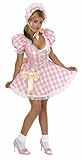 Secret Wishes Women's Bo Peep Sassy Adult Costume, Pink/White, Medium