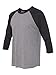Next Level Unisex Tri-Blend 3/4-Sleeve Raglan - 6051