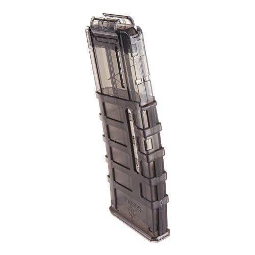 WORKER Mod 15 Darts Magazine Quick Reload Clip for Nerf N-Strike Elite Color Black Transparent
