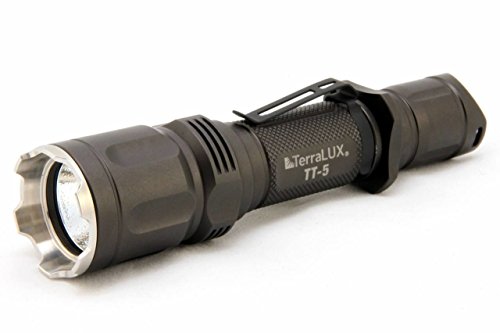 TerraLUX TT-5 Dual Button Tail Switch Tactical Flashlight