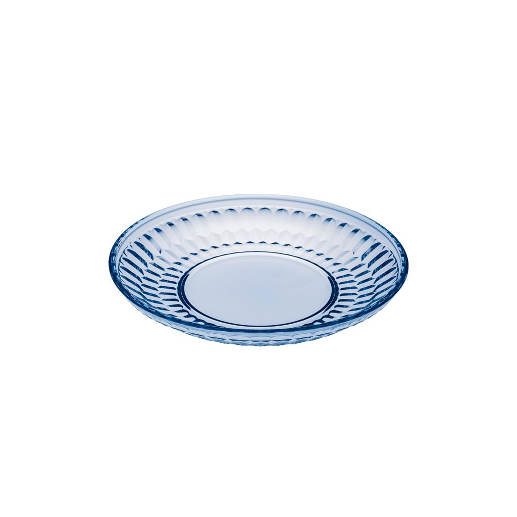 Villeroy & Boch - Boston col. Blue Salad Plate, Decorative, Blue-Accented Plate for Salads and Desserts, Crystal