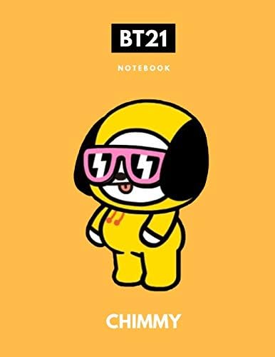 BTS BT21 CHIMMY KPOP NOTEBOOK: Back to School Wide Ruled Composition Journal for Students