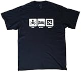 Top Notch Custom Apparel Adult Eat Sleep DOTA T-Shirt