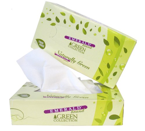 Emerald Tree Free Flatbox Facial Tissue, 100 Sheets, 30 Count