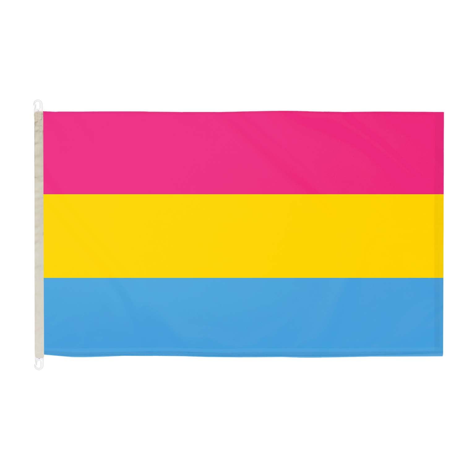 Pansexual DuraFlag with Clips 5ft x 3ft Premium Quality Flag 150cm x 90cm