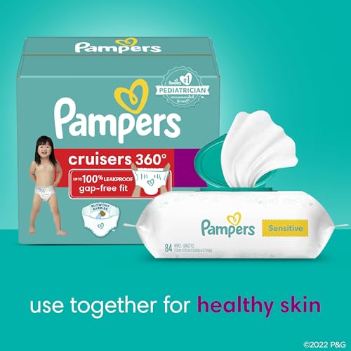 PAMPERS DIAPERS – CRUISERS 360 – SIZE 4, 21 COUNT, BABYPROOF UP TO 100% LEAKPROOF PULL-ON DIAPER (PACKAGING MAY VARY)