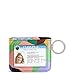 Vera Bradley Womens' Campus Double ID Holder, Pop Art, One Size