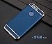 Honor 8 case, LWGON 3 in 1 Ultra Thin and Slim Hard Case Shockproof Electroplate Frame with Coated Non Slip Matte Surface for Huawei Honor 8 (Blue)