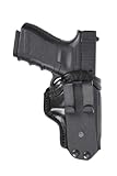 Front Line Hidden Inside the Waistband Leather Holster (Black)