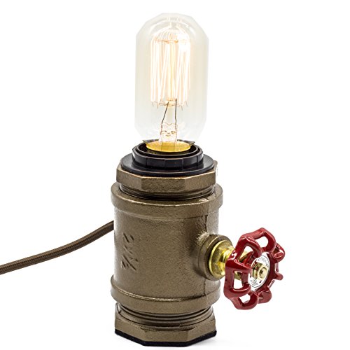 Y-Nut Loft Style Lamp,"Watchman", Steam Punk Industrial, Night Lamp, Table Desk Light, LL-002