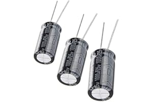 FymuSing (Pack of 12 Pieces) 1000uf 25V Capacitor, Aluminum Electrolytic Capacitor 1000uf 25v 10x17
