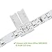 LightingWill 10pcs Pack Strip to Strip Unwired Gapless Solderless Snap Down 2Pin Conductor LED Strip Connector for 8mm Wide 3528 2835 Single Color Flex LED Strips