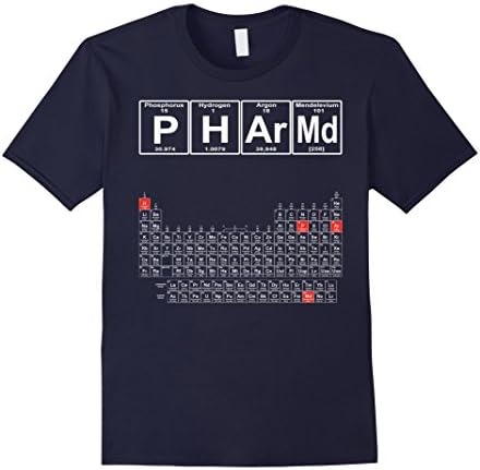 Men's PharmD T-shirt - Pharmacy Graduate - Pharmacy School Gift Large Navy