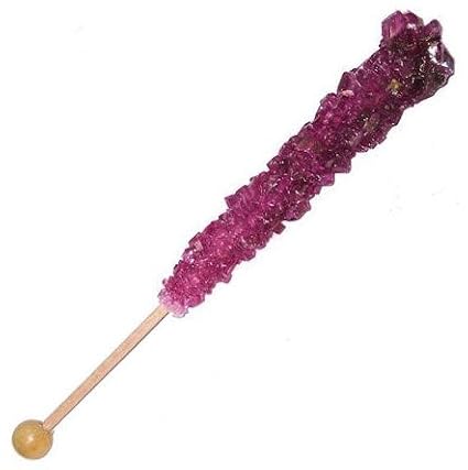 Amazon Com Barn Wedding Bulk Deep Purple Rock Candy Swizzle