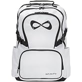 Nfinity Classic Cheer Backpack &ndash; Laptop Backpacks with Detachable Pouch | Durable Sports Backpack with Spacious Storage, Lightweight Design Ideal for travel, Training for Cheerleaders use