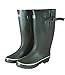 Jileon Extra Wide Calf Rain Boots - Ideal for Wide Feet, Ankles & Calves - Fit 16 to 23” Calves - Durable & Waterproof