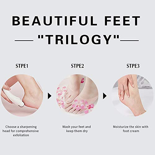 The set of six replacement rollers for PRITECH Electronic Pedicure Foot File offers the ultimate solution for removing rough, dry, and callused skin from the soles of your feet. These washable and long-lasting rollers fit perfectly and provide salon-standard smooth feet in minutes. Featuring an extra coarse, regular coarse, and gentle coarse level, you can choose the type that suits your needs while performing daily maintenance on your feet.