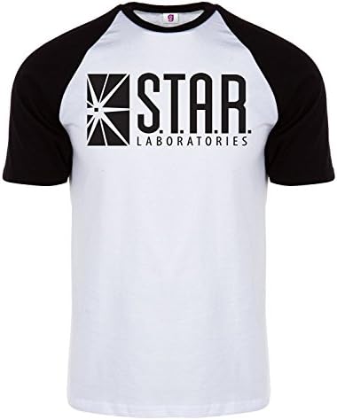 Graphic Impact Inspired New Star Labs Retro T Shirt, The Flash Star Laboratorie T Shirt for Man and Woman