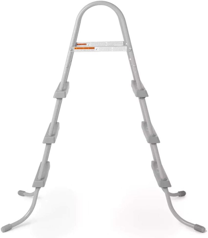 Bestway 58334E Ladder, 36" | Made for Above Ground Pools | Durable Rust-Proof Metal Frame, One Size : Garden & Outdoor