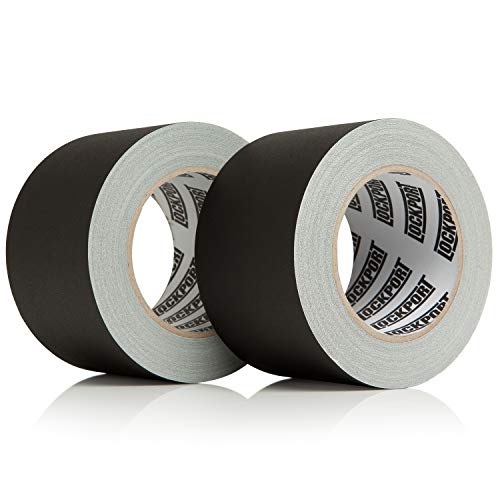 New: 3 Inch Black Gaffers Tape - 2 Pack - 30 Yards and 3 inches Wide Gaff- Bulk Set Gaffer Roll Refills Case. Multi-Pack Matte Cloth Fabric for Stage Sets,Photography, Filming, Production Equipment - Thumbnail 5