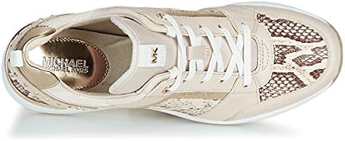 georgie embossed leather trainer