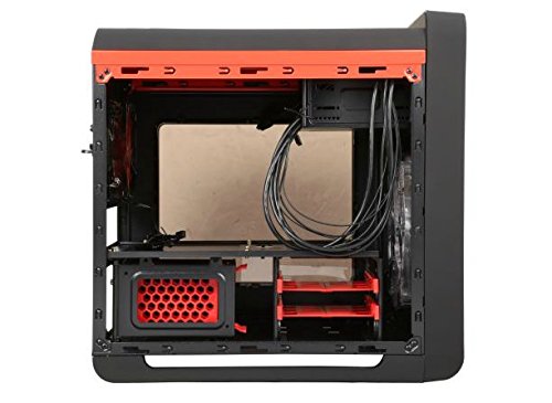 DIYPC Cuboid-R Black/Red USB 3.0 Gaming Micro-ATX Mid Tower - Want It All