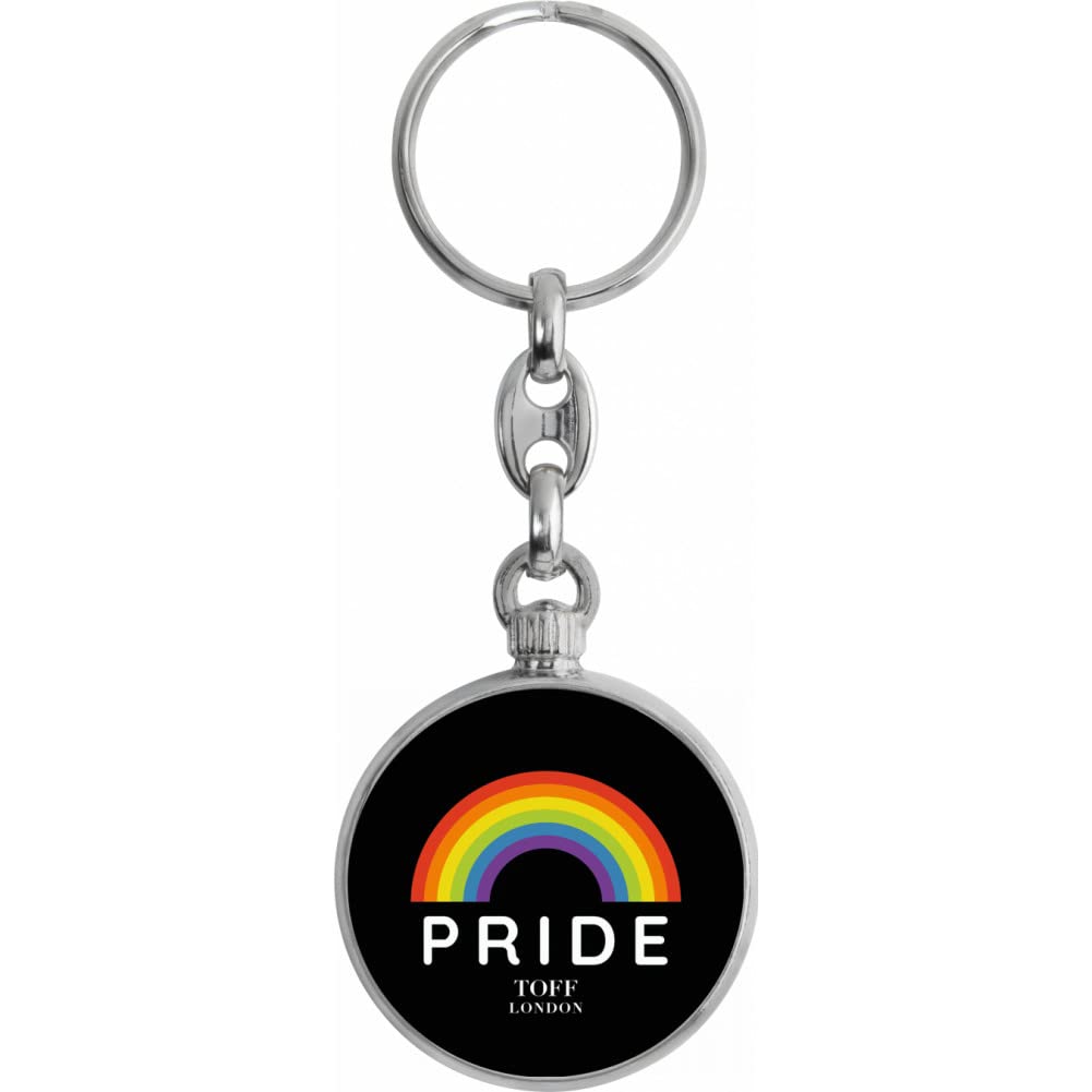 Toff London Pride Rainbow Pride Black Keyring